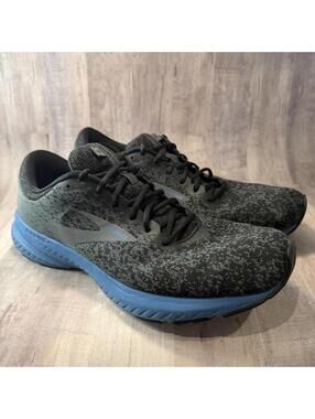 Brooks Launch 6 Men's Size 11 D Black & Blue Running Shoes NO INSOLES (READ)